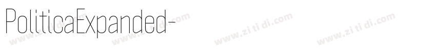 PoliticaExpanded字体转换