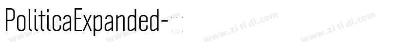 PoliticaExpanded字体转换