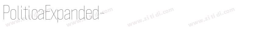 PoliticaExpanded字体转换
