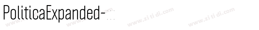 PoliticaExpanded字体转换