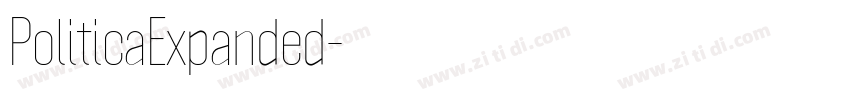 PoliticaExpanded字体转换