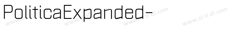 PoliticaExpanded字体转换