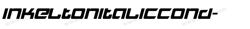 InkeltonItaliccond字体转换