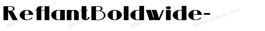 ReflantBoldwide字体转换