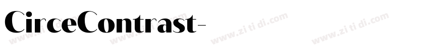 CirceContrast字体转换