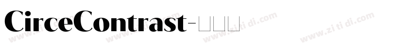 CirceContrast字体转换