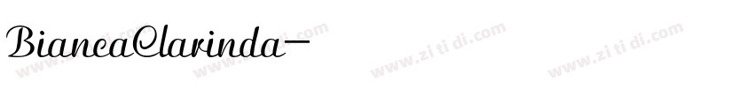 BiancaClarinda字体转换