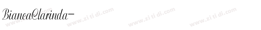 BiancaClarinda字体转换