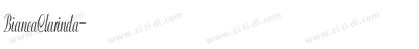 BiancaClarinda字体转换
