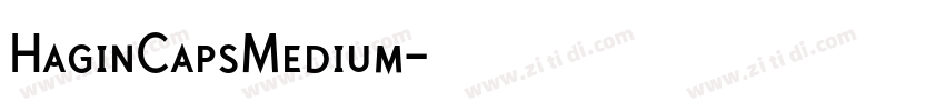 HaginCapsMedium字体转换 HaginCapsMedium字体转换