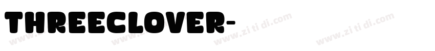 ThreeClover字体转换