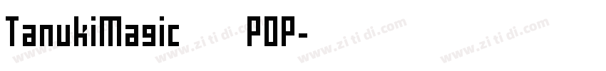 TanukiMagic马克笔POP字体转换