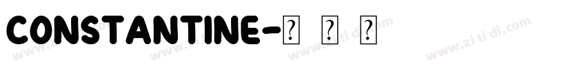 Constantine字体转换