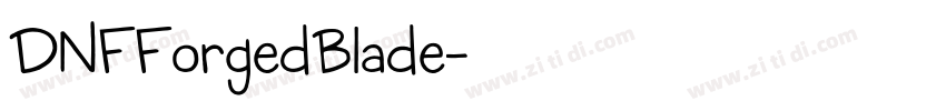 DNFForgedBlade字体转换