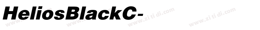 HeliosBlackC字体转换 HeliosBlackC字体转换