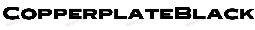 CopperplateBlackCond字体转换 CopperplateBlackCond字体转换