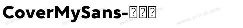 CoverMySans字体转换 CoverMySans字体转换