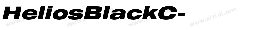 HeliosBlackC字体转换 HeliosBlackC字体转换