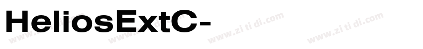 HeliosExtC字体转换