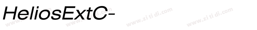 HeliosExtC字体转换