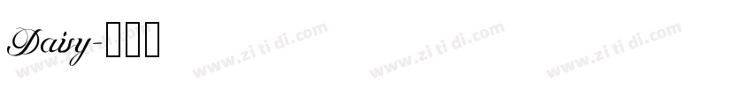 Daisy字体转换