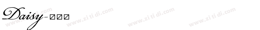 Daisy字体转换