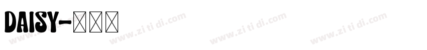 Daisy字体转换