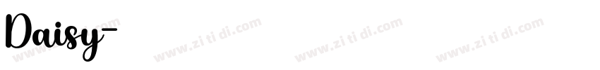Daisy字体转换