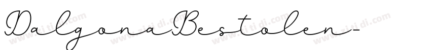 DalgonaBestolen字体转换