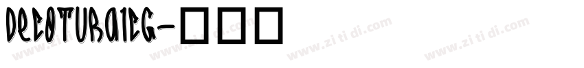 DecoturaICG字体转换