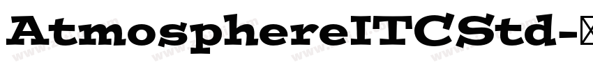 AtmosphereITCStd字体转换