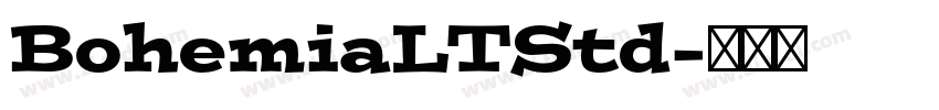 BohemiaLTStd字体转换