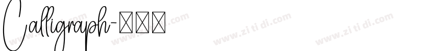 Calligraph字体转换 Calligraph字体转换