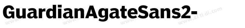 GuardianAgateSans2字体转换