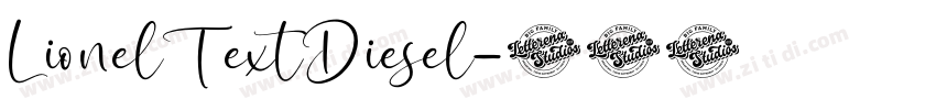 LionelTextDiesel字体转换