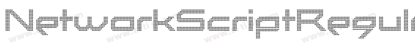 NetworkScriptRegular字体转换 NetworkScriptRegular字体转换