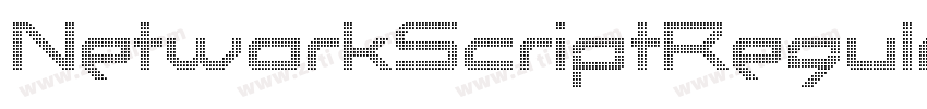 NetworkScriptRegular字体转换 NetworkScriptRegular字体转换