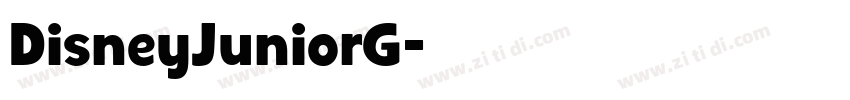 DisneyJuniorG字体转换