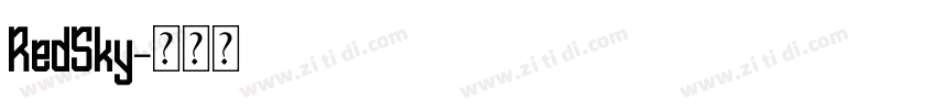 RedSky字体转换
