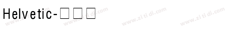 Helvetic字体转换