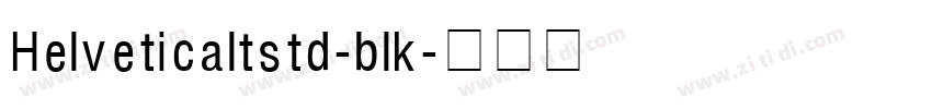 Helveticaltstd-blk字体转换