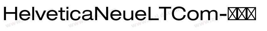 HelveticaNeueLTCom字体转换