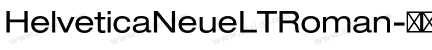 HelveticaNeueLTRoman字体转换