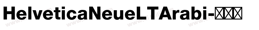 HelveticaNeueLTArabi字体转换