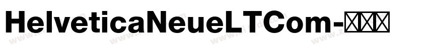 HelveticaNeueLTCom字体转换
