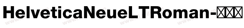 HelveticaNeueLTRoman字体转换
