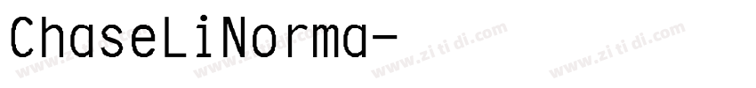 ChaseLiNorma字体转换
