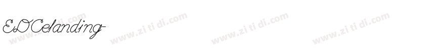 EDCelanding字体转换