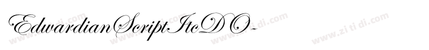 EdwardianScriptItcDO字体转换