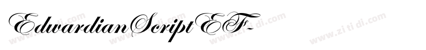 EdwardianScriptEF字体转换 EdwardianScriptEF字体转换